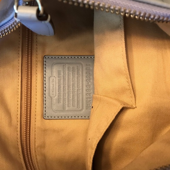 Periwinkle Coach Purse - Picture 6 of 6